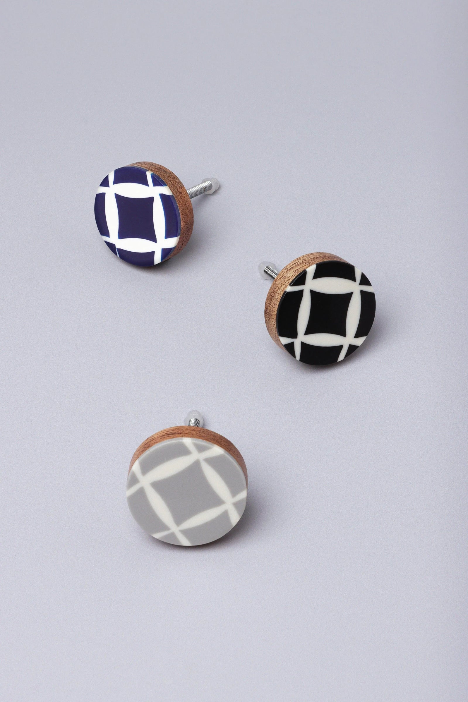 Dizzy Mosaic Pattern Ceramic Cabinet Knob — G Decor