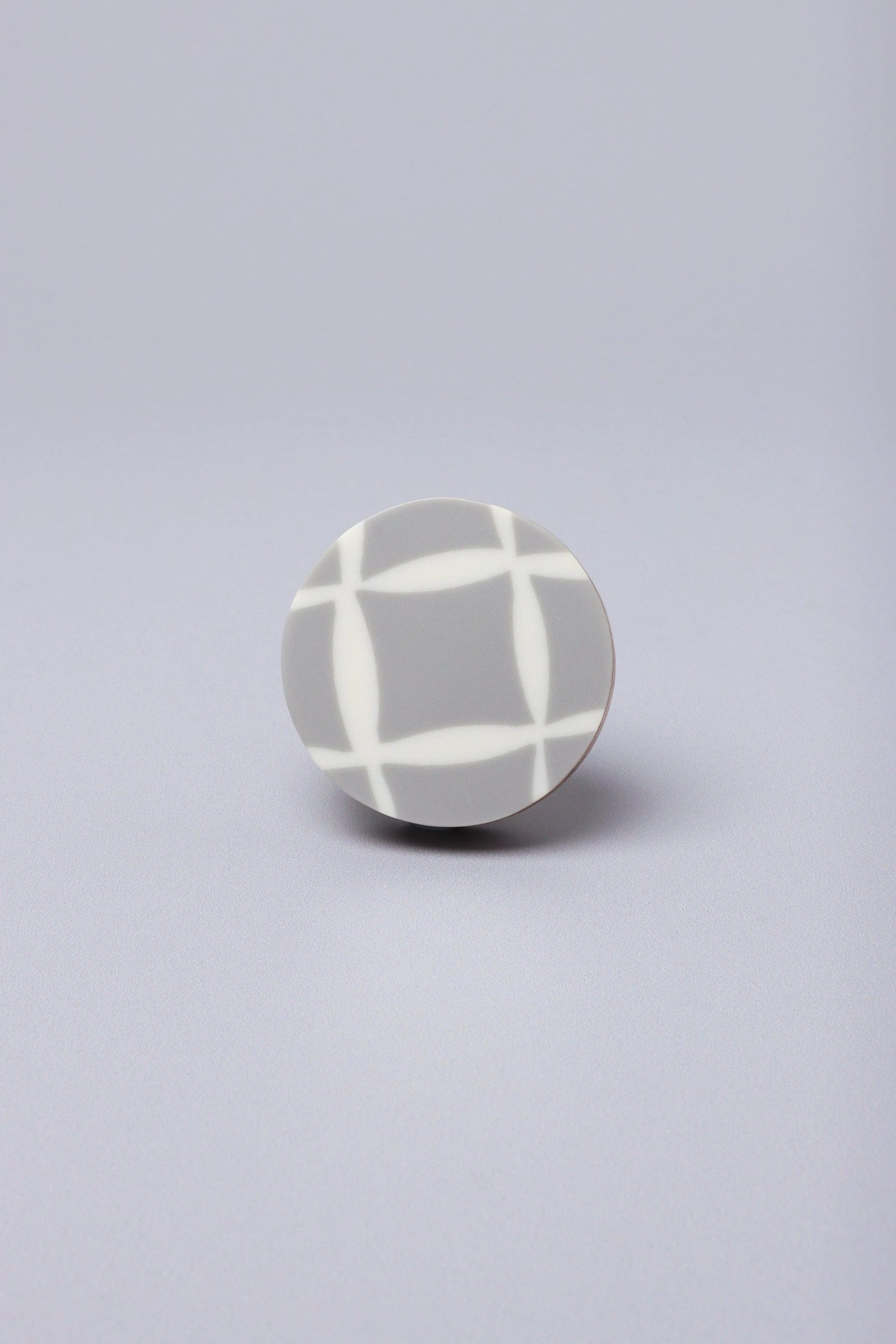 Dizzy Mosaic Pattern Ceramic Cabinet Knob — lifestyle view, G Decor