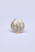 Elizabeth Legacy Mother of Pearl and Polished Brass Cabinet Pull Knob — alternate view, G Decor