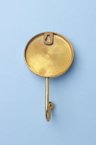 Elizabeth Mother of Pearl Wall Hook in Petal Inlay with Brass — lifestyle view, G Decor