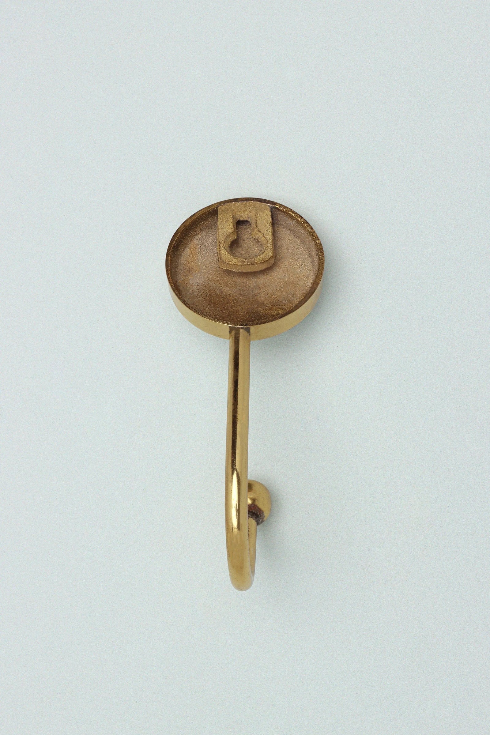 Elizabeth Mother of Pearl Wall Hook in Polished Brass — view 5, G Decor
