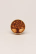 Eterna Brass and Wood Tree Cabinet Pull Knob — alternate view, G Decor