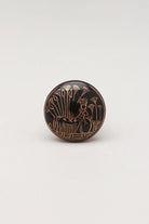 Eternal Bloom Black & Gold Ceramic Knob Tree of Life Family - G Decor