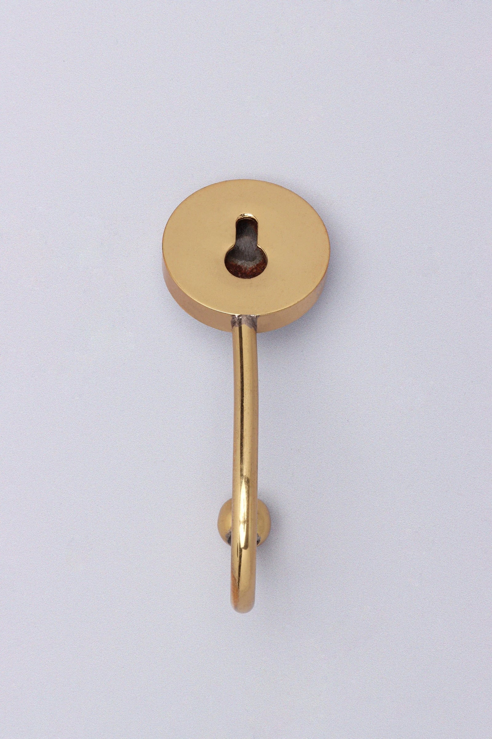 Étoile Bloom Mother of Pearl Wall Hook in Black and Gold with Brass — lifestyle view, G Decor