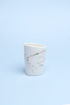 Lisbon Five-Piece Marble Effect Bathroom Accessory Set — close-up view, G Decor