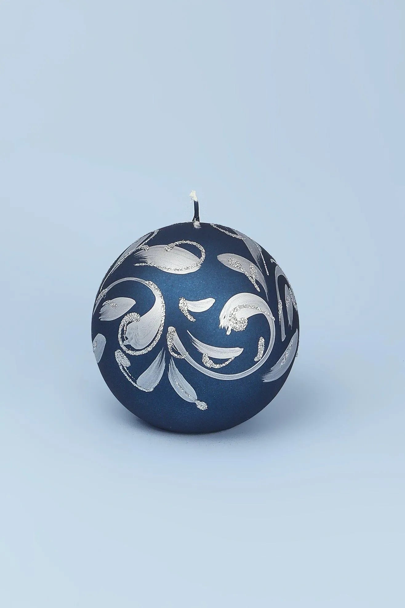 Florentino Ornamental Ball Candle in Matte — view 5, G Decor