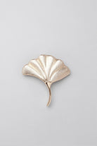 Fossil Ginkgo Gold Matte Door Knob - G Decor