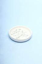 Naples Four-Piece Marble Effect Bathroom Accessory Set — close-up view, G Decor