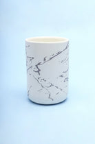 Naples Four-Piece Marble Effect Bathroom Accessory Set — lifestyle view, G Decor