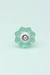 Frosted Fjord Flower Glass Cabinet Knob in Pastel Melon — view 5, G Decor
