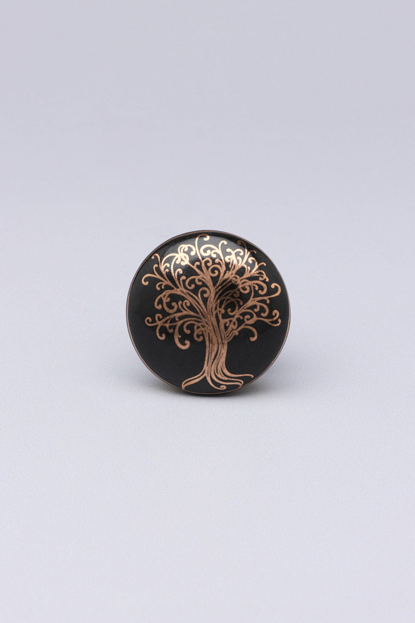 G Decor Door Knobs & Handles Black / Tree Black Gold Tree of Life Ceramic Door Knobs Cupboard Drawer Pull Door Handles
