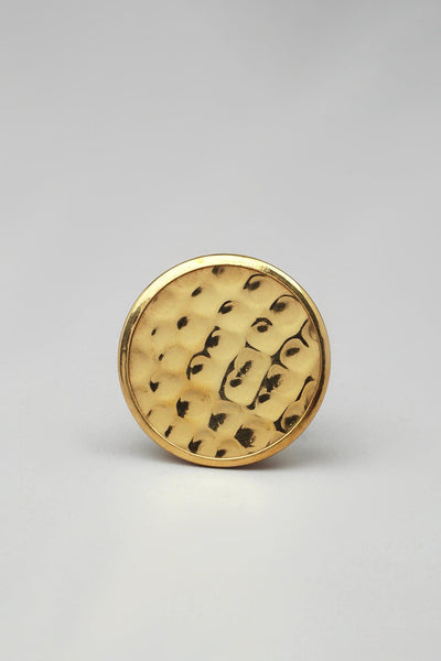 G Decor Door Knobs & Handles Gold / Honeycomb Brass Honeywax Round Circular Detailed Pull Knobs