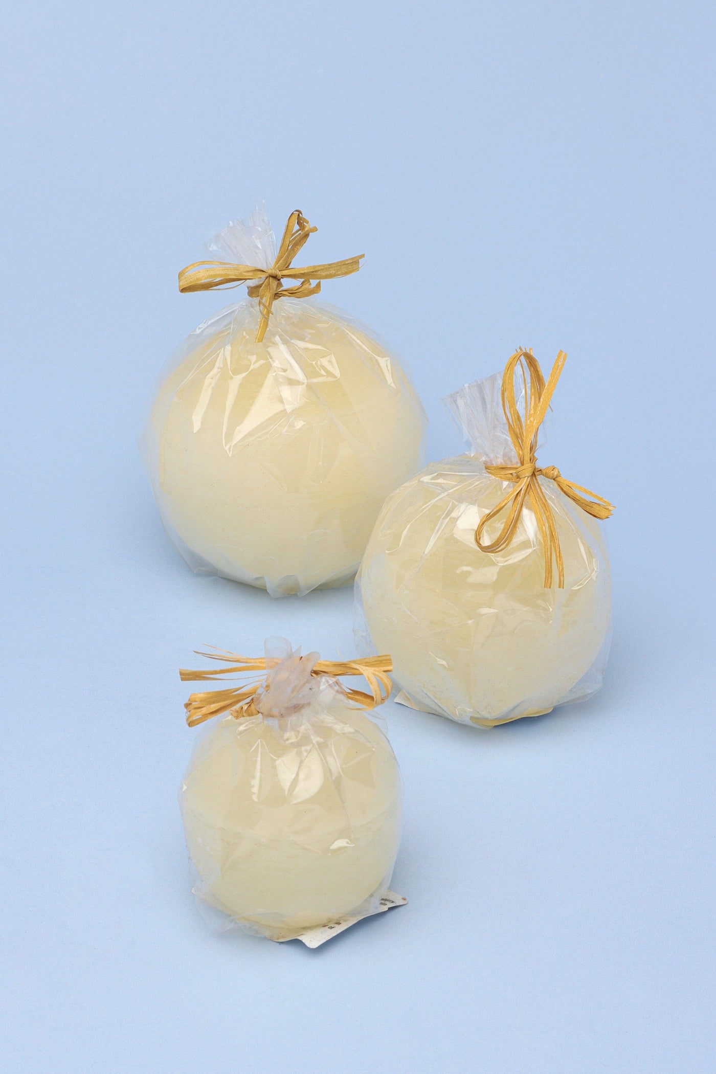 Gdecorstore Candles & Candle Holders Georgia Ivory Ombre Sphere Ball Candles