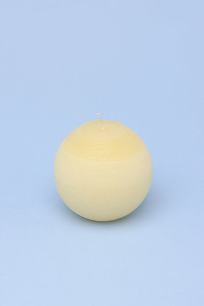 Gdecorstore Candles & Candle Holders Yellow / Large Georgia Ivory Ombre Sphere Ball Candles