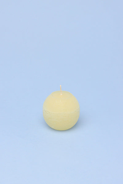 Gdecorstore Candles & Candle Holders Yellow / Small Georgia Ivory Ombre Sphere Ball Candles