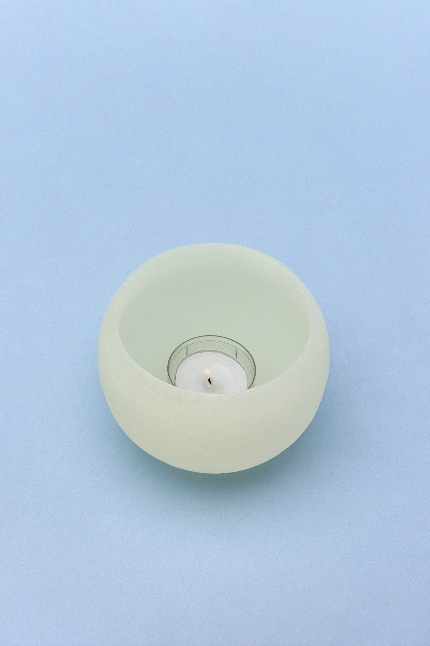Gdecorstore Candles & Candle Holders Ivory Georgia Pastel Ombre Sphere Wax Tealight Holder