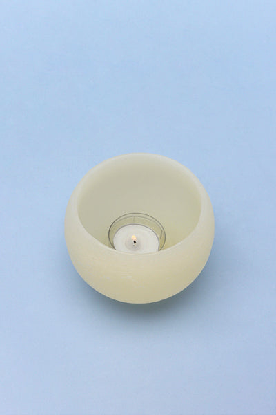 Gdecorstore Candles & Candle Holders Yellow Georgia Pastel Ombre Sphere Wax Tealight Holder
