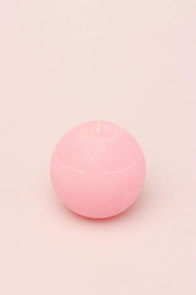 G Decor Candles Pink / Large Georgia Light Pink Ombre Sphere Ball Candles