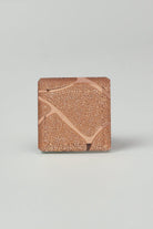 Gleem Rose Luminous Crystal Square Glass Knobs Elegant Patterned Pull Handles - G Decor