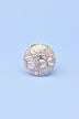 Gold Royal Bloom Ceramic Cabinet Knob — close-up view, G Decor
