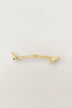 Runa Sculpted Gold Branch Cabinet Pull — close-up view, G Decor