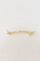 Runa Sculpted Gold Branch Cabinet Pull — lifestyle view, G Decor