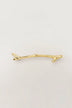Runa Sculpted Gold Branch Cabinet Pull — lifestyle view, G Decor