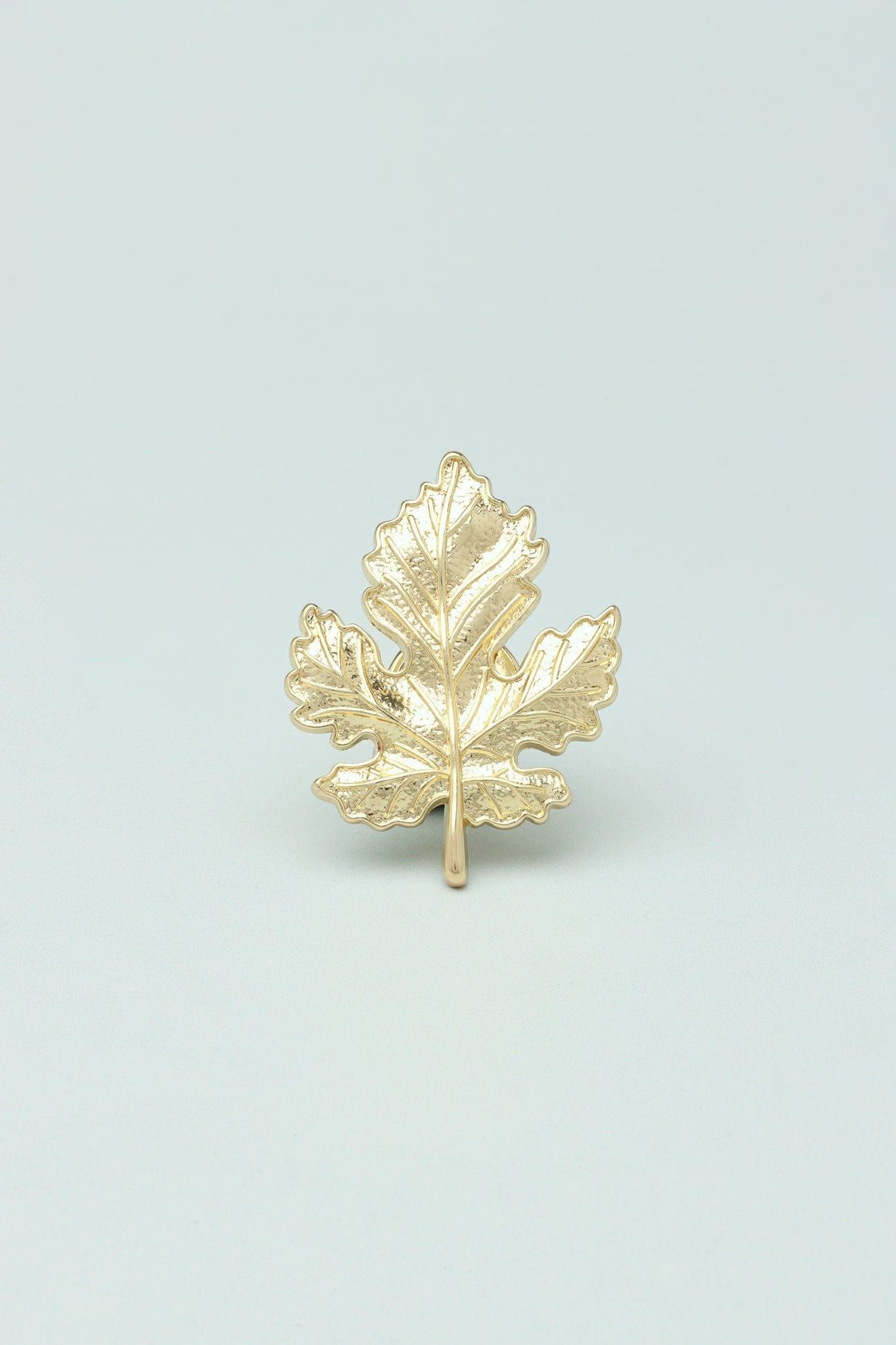 Golden Memories Maple Leaf Door Handle - G Decor