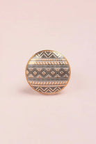 Golden Mystic Persian Ceramic Cabinet Knob — alternate view, G Decor