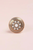 Golden Mystic Persian Ceramic Cabinet Knob — lifestyle view, G Decor