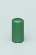 Grace Alouette Forest Green Lacquered Pillar and Ball Candle — view 5, G Decor