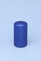 Grace Alouette Indigo Blue Lacquered Pillar and Ball Candles - G Decor