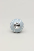 Grey Fusion Hand-Painted Ceramic Cabinet Knob — lifestyle view, G Decor