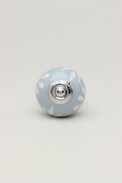 Grey Fusion Handpainted Ceramic Door Knob, Door Handle - G Decor