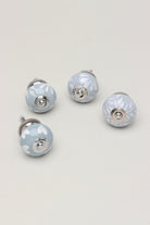 Grey Fusion Hand-Painted Ceramic Cabinet Knob — G Decor