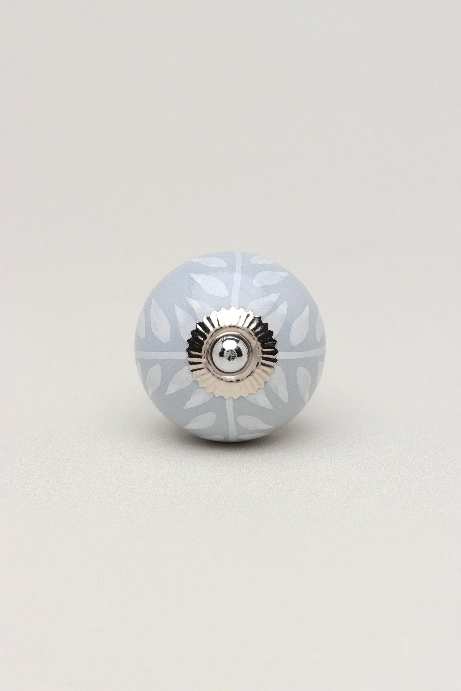Grey Fusion Hand-Painted Ceramic Cabinet Knob — alternate view, G Decor
