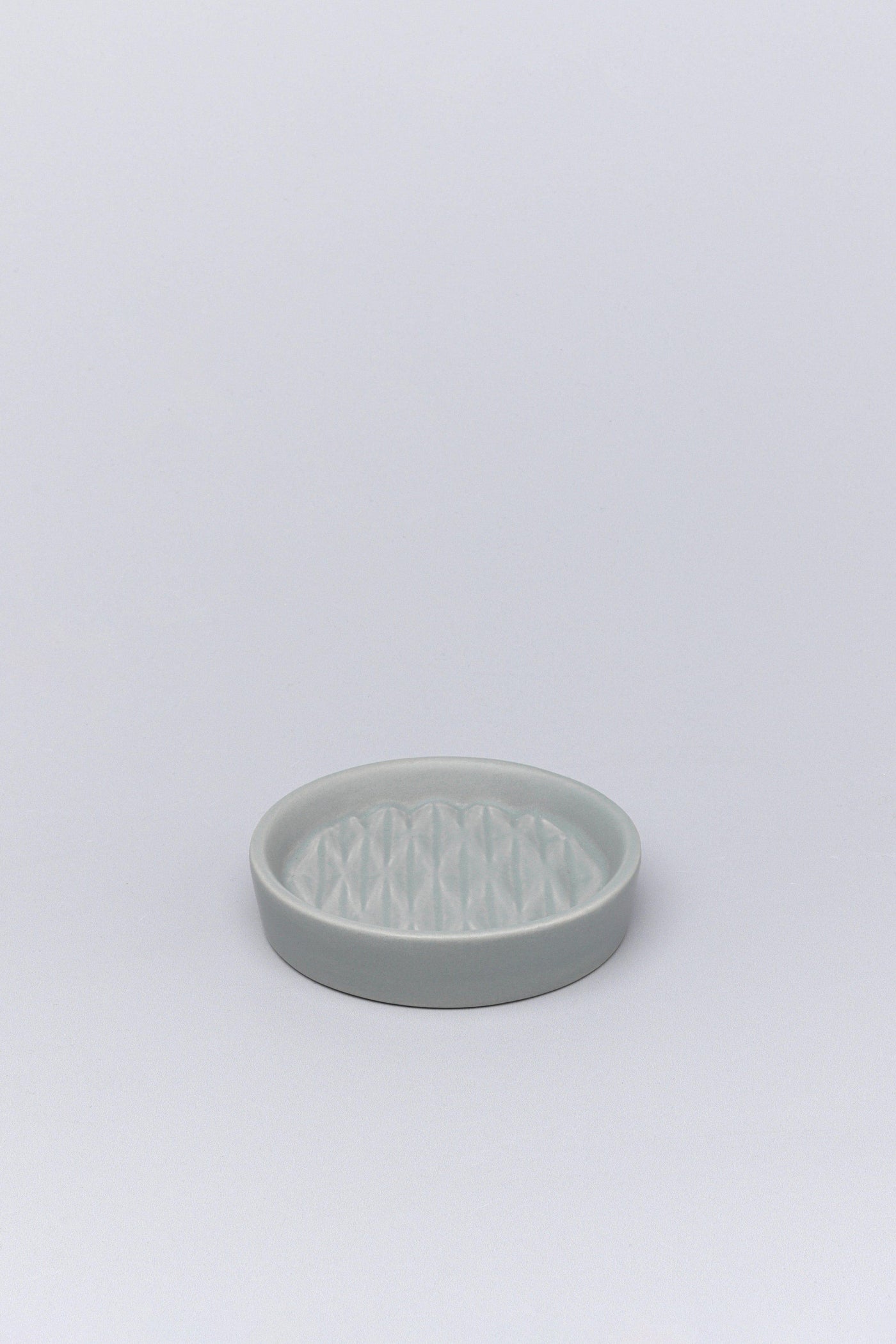 Gdecorstore Bathroom Grey Grey Pattern Ceramic Bath Accessory Set