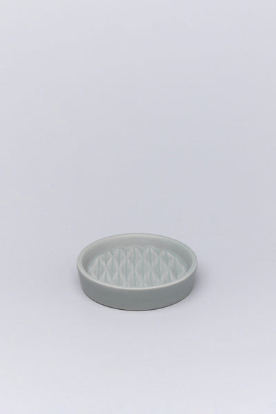 Gdecorstore Bathroom Grey Grey Pattern Ceramic Bath Accessory Set