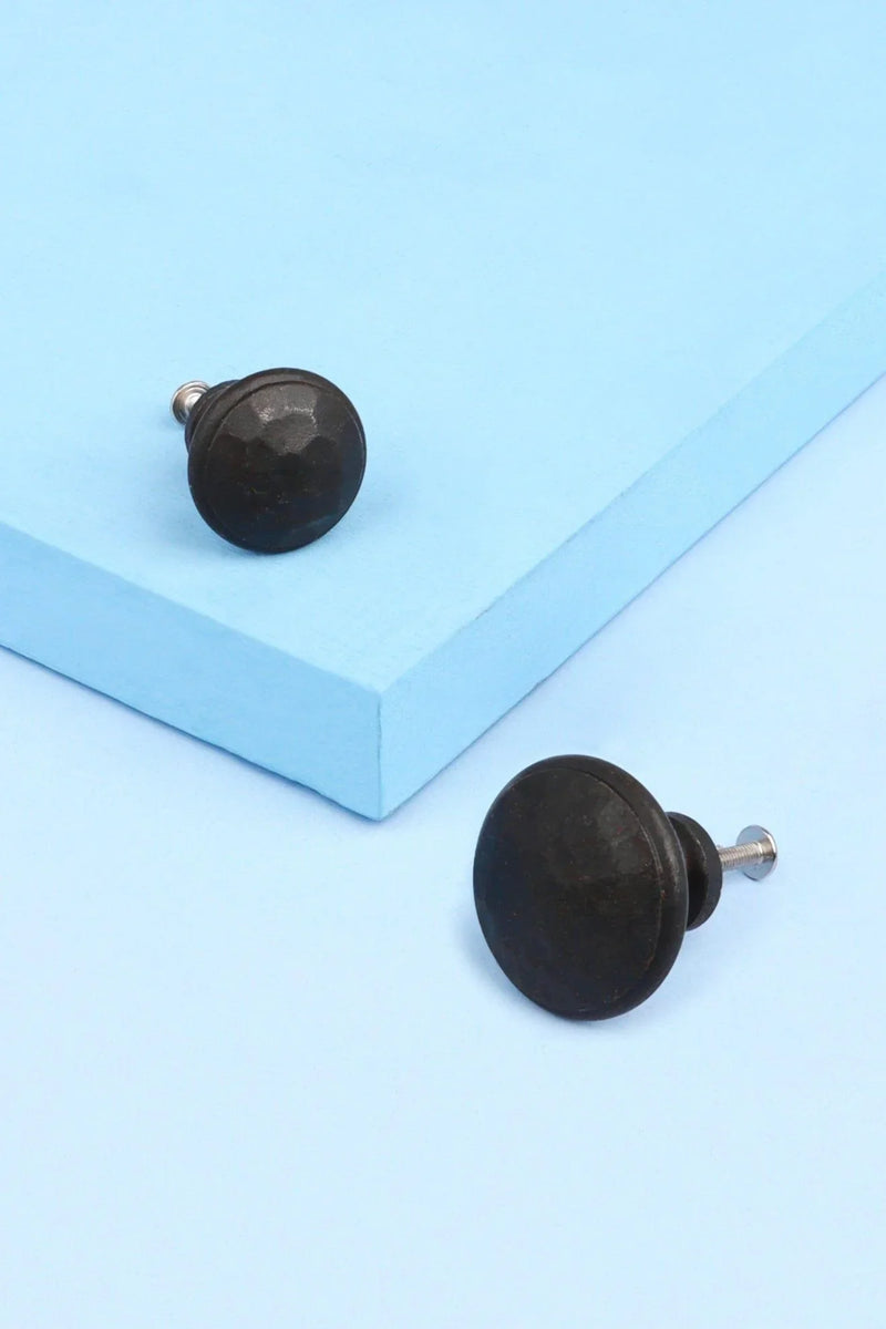 Hand Forged Hammered Beaten Cupboard Door Knob