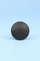 Hand Forged Hammered Beaten Cupboard Door Knob — close-up view, G Decor