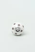 Polka Dot Ceramic Cabinet Knob in Mint and Dark Grey — alternate view, G Decor