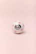 Polka Dot Hand-Painted Ceramic Cabinet Knob in Yellow and Pink — alternate view, G Decor