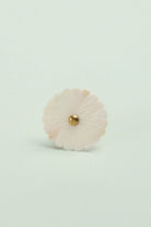 Blooming Mother of Pearl Cabinet Knob — close-up view, G Decor