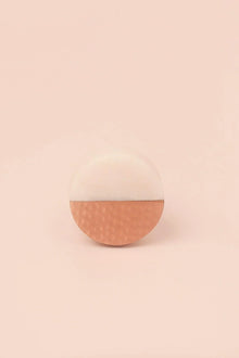 Calacatta Marbella Cabinet Knob in Rose Ember