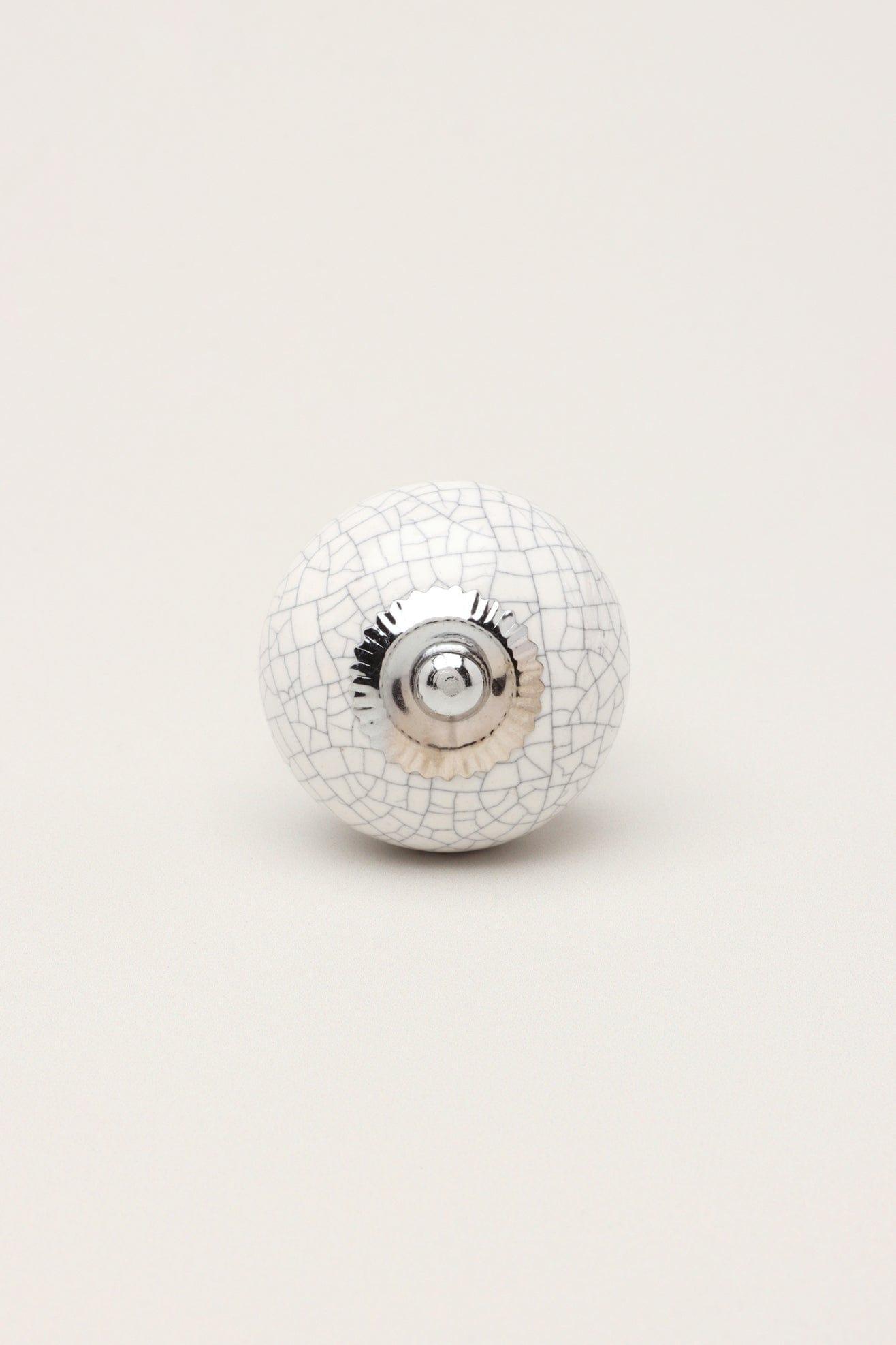 Handcrafted Crackle Ceramic Door Knobs In Pastel Colours Cupboard Pull Handles - G Decor