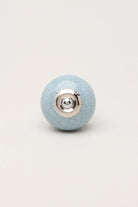Crackle Ceramic Cabinet Knob in Pastel Colours — lifestyle view, G Decor