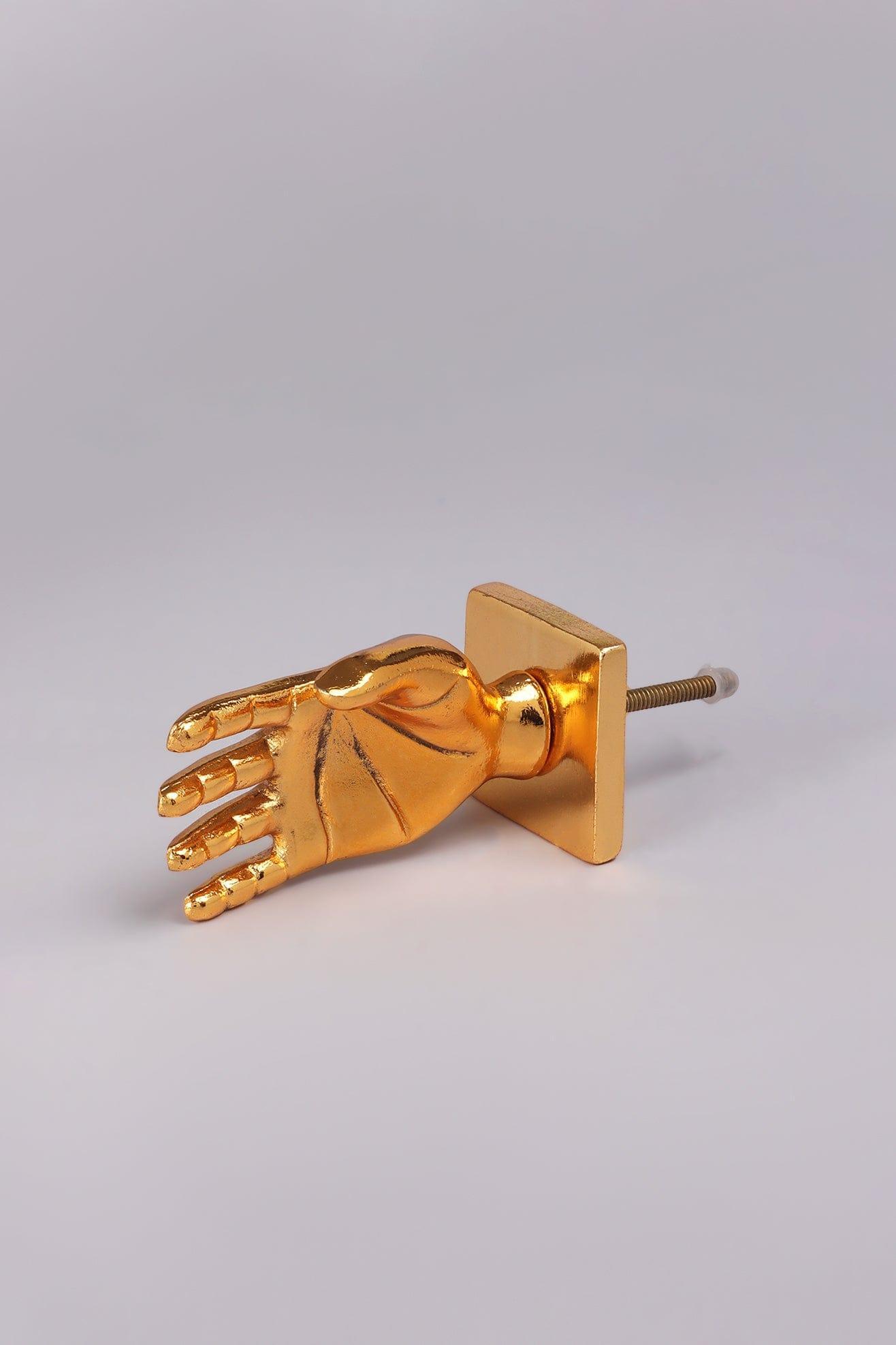 Handcrafted Designer Large Embracing Hand Door Knobs - G Decor