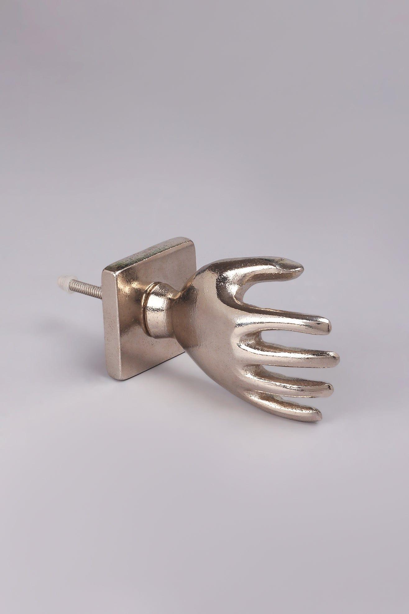 Handcrafted Designer Large Embracing Hand Door Knobs - G Decor