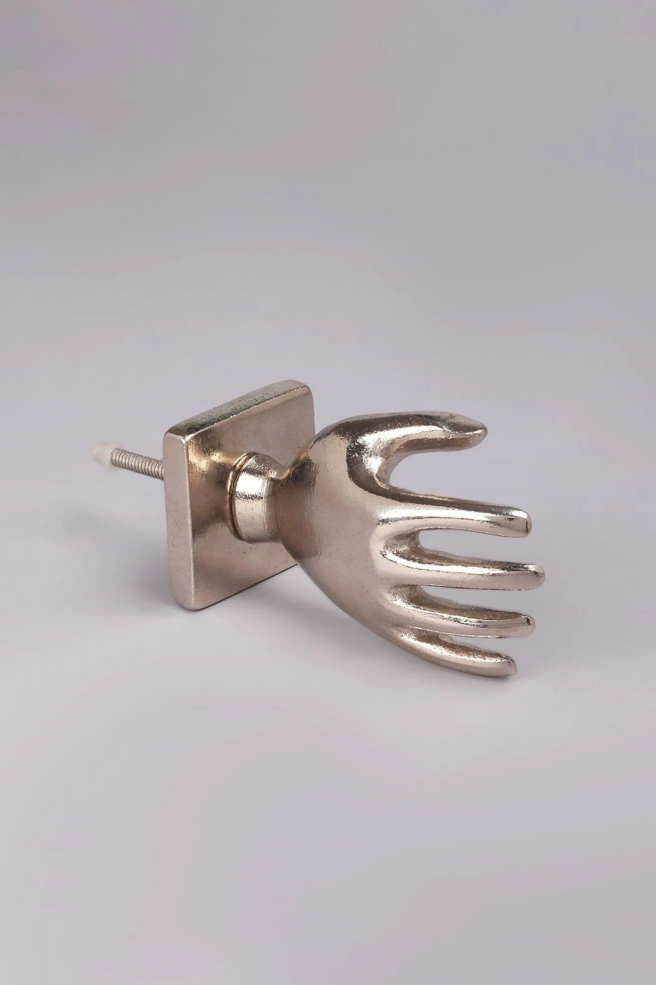 Large Embracing Hand Designer Cabinet Knob — lifestyle view, G Decor