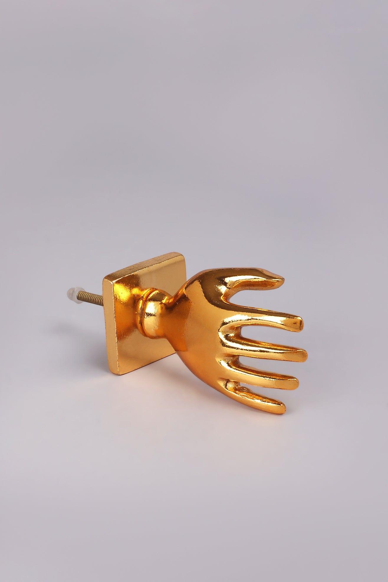 Handcrafted Designer Large Embracing Hand Door Knobs - G Decor